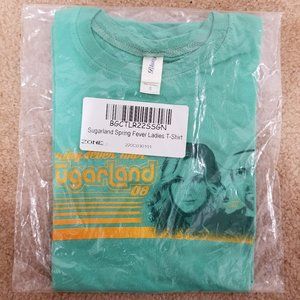 Sugarland shirt Small Spring Fever Tour 2008 photo graphic concert band merch
